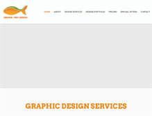 Tablet Screenshot of orangefishdesign.com
